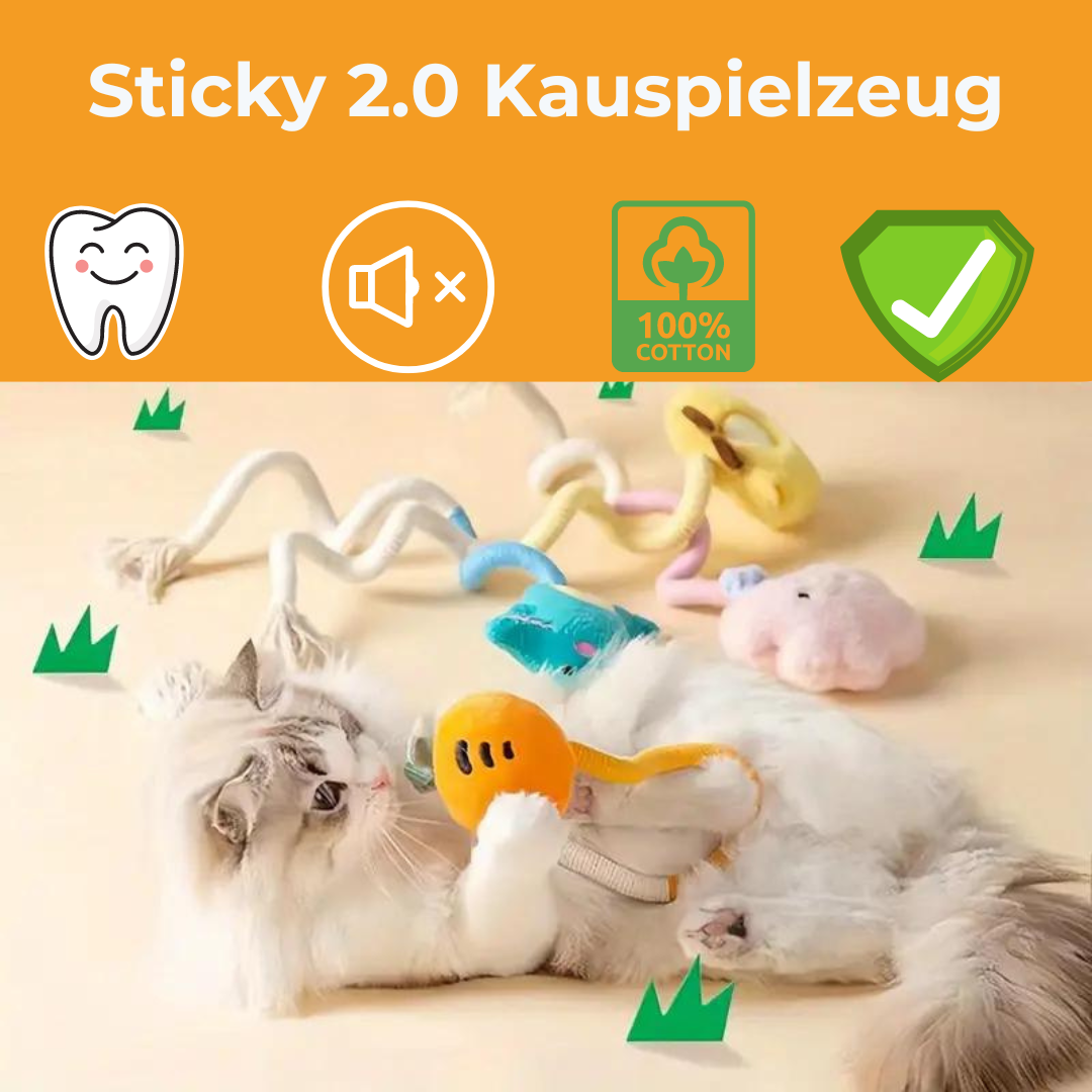 Sticky Knabberseil 2.0 - Spielspaß & Zahnpflege in einem!