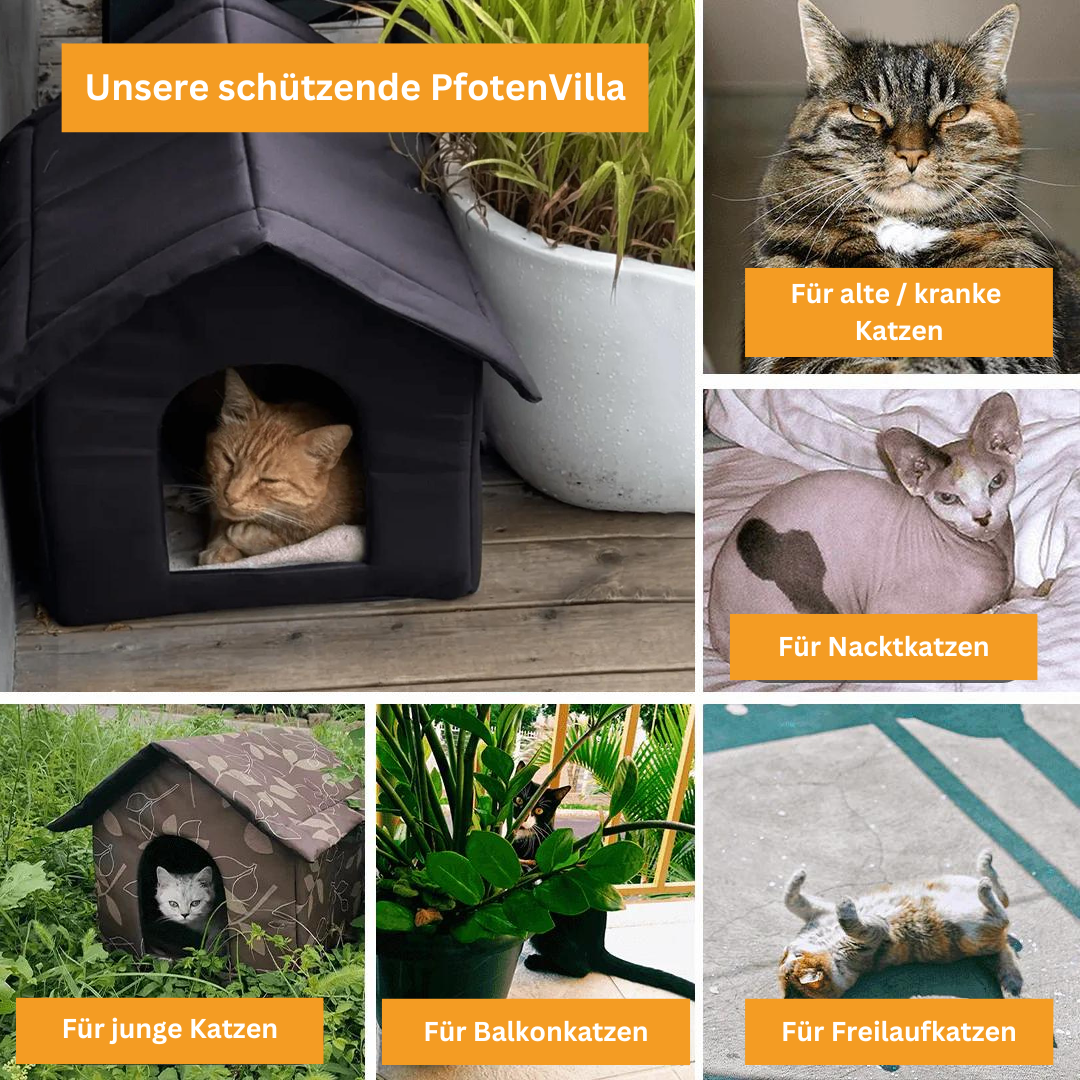 PfotenVilla - Schützendes Allwetterhaus